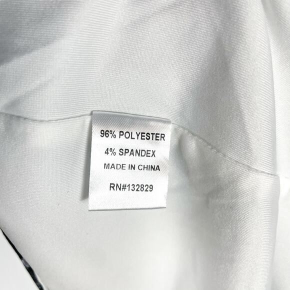 Superdown Ana Mini Dress Grey Printed Jersey Sleeveless Square Neck Bodycon Sz S - Picture 11 of 11